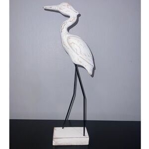 Chesapeake Bay Sea Bird 20.5" White - Carved Wood & Metal